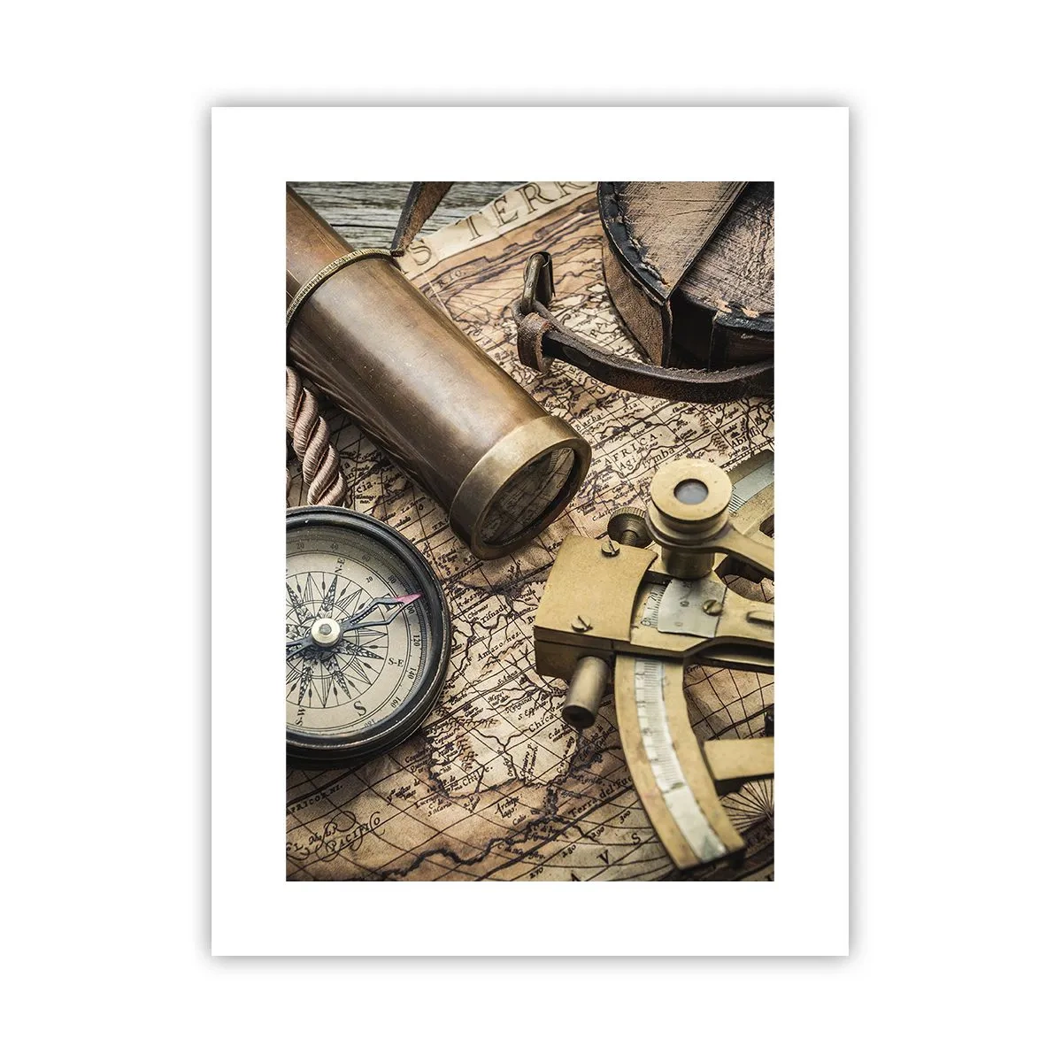 Poster - Zet koers - 30x40 cm