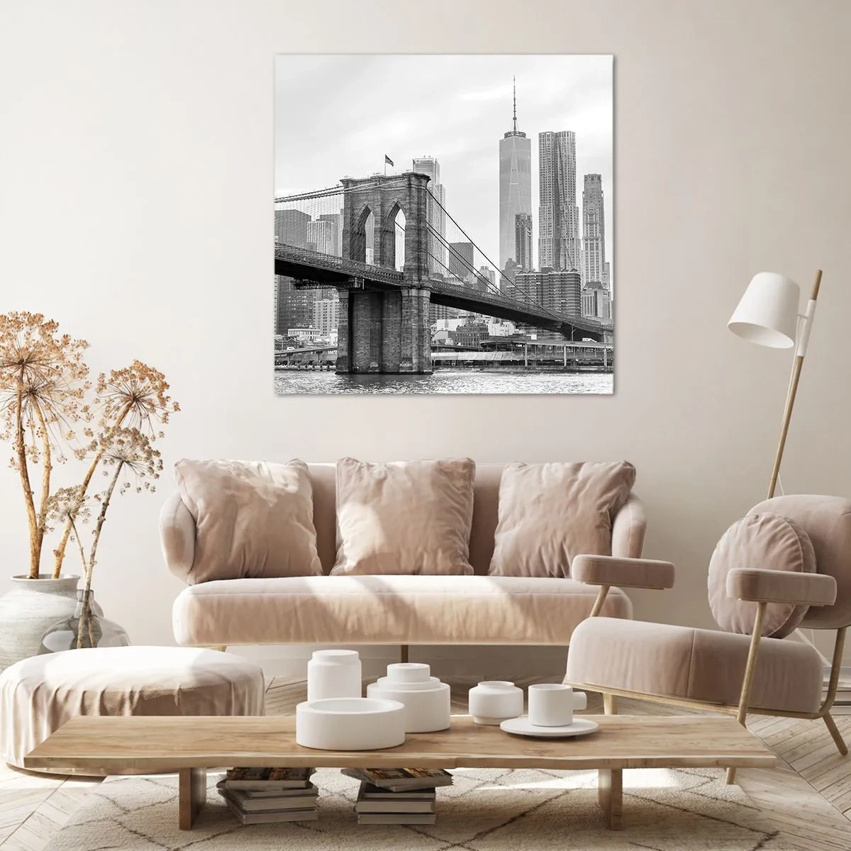 Schilderen op canvas - New Yorkse sfeer - 70x70 cm