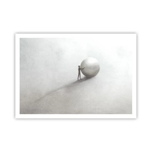 Poster - Het spel van het leven - 100x70 cm
