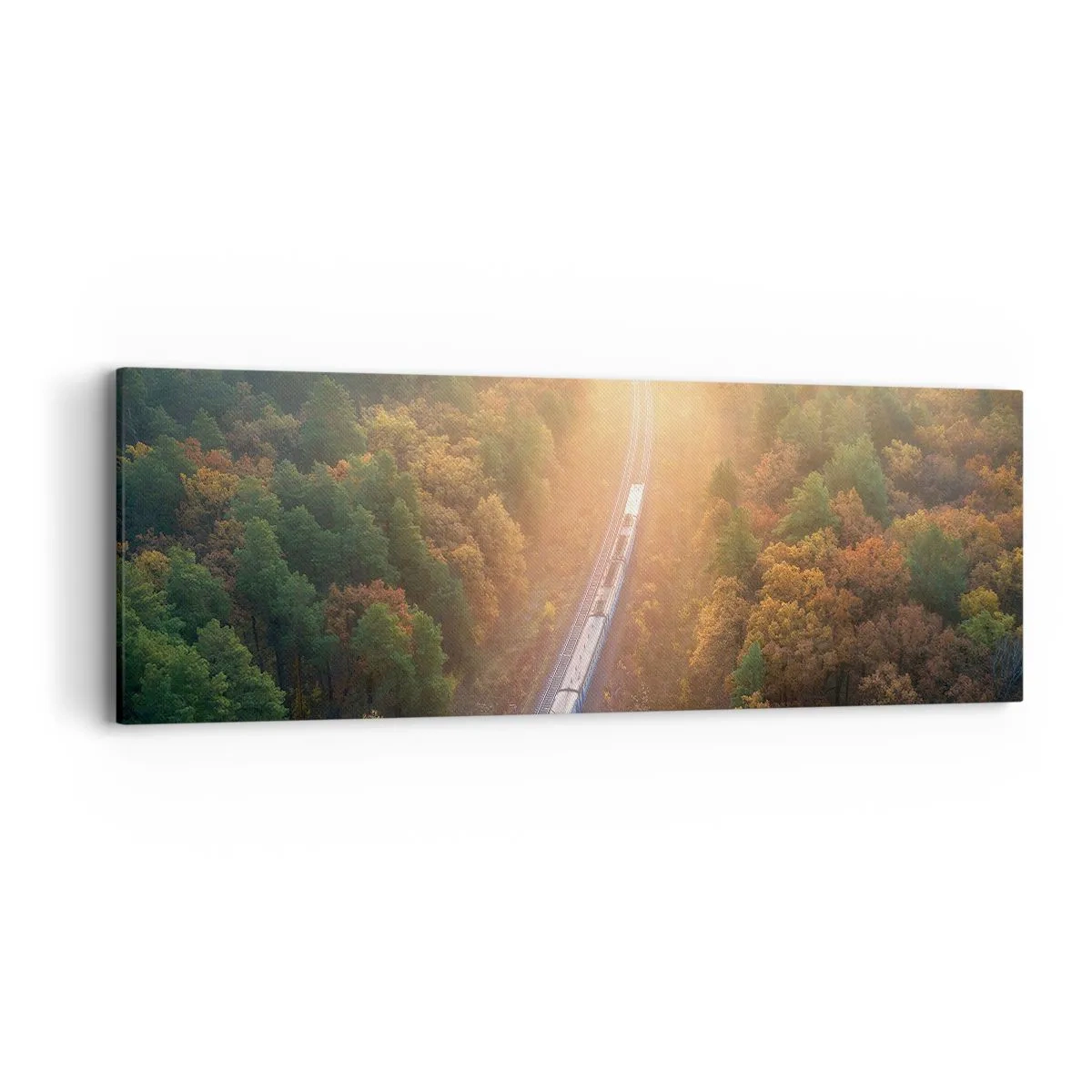 Schilderen op canvas - Herfst reis - 90x30 cm