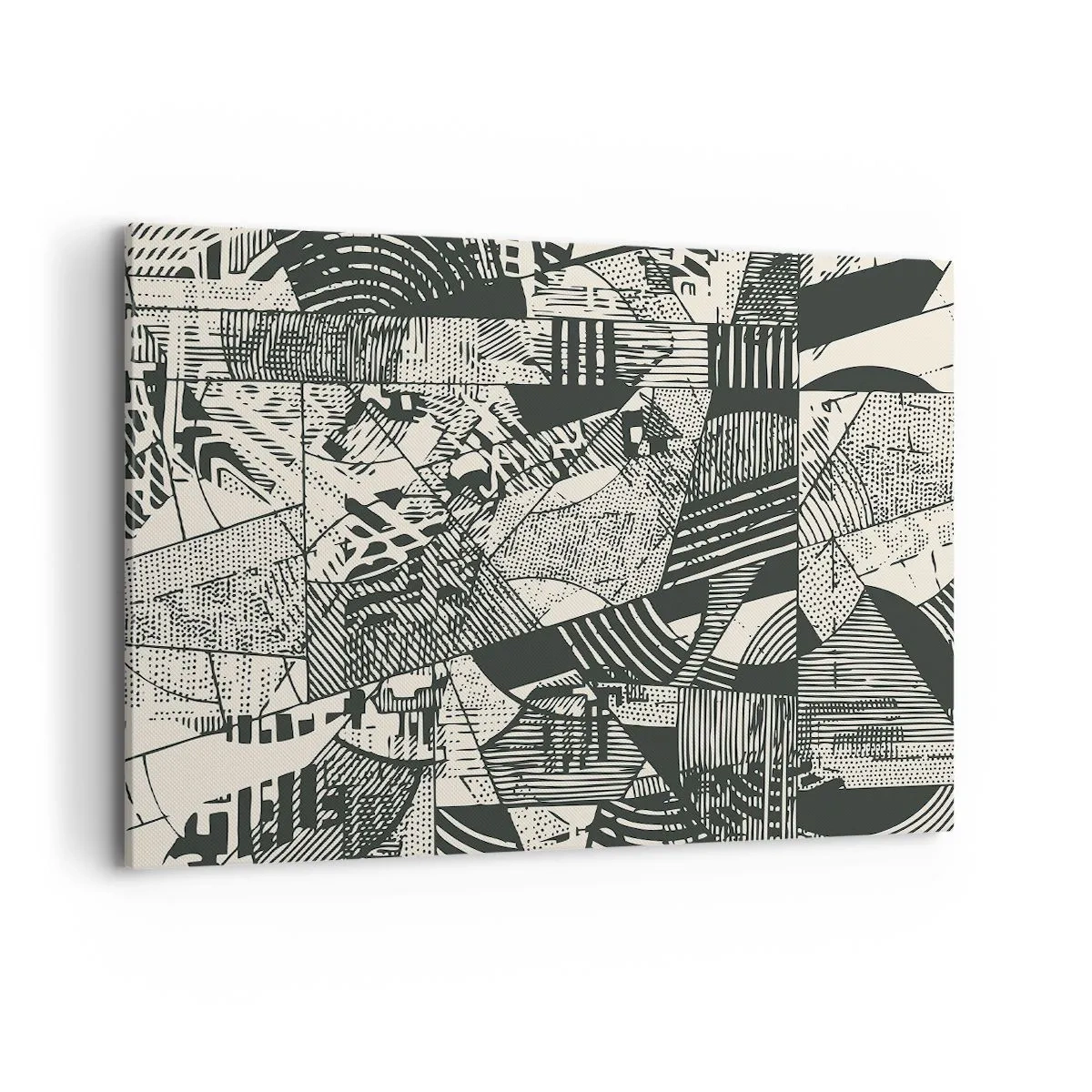 Schilderen op canvas - De dynamiek van nu - 100x70 cm