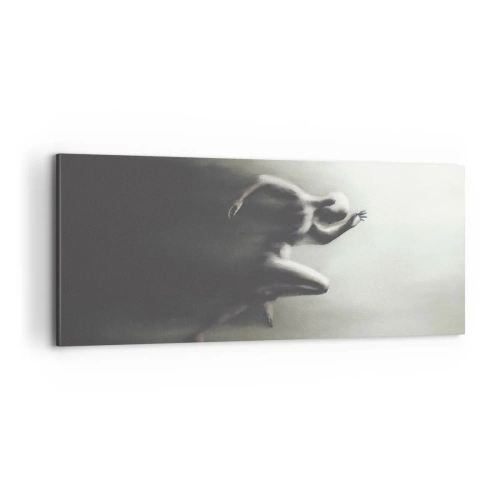 Schilderen op canvas - Niet te stopen - 100x40 cm