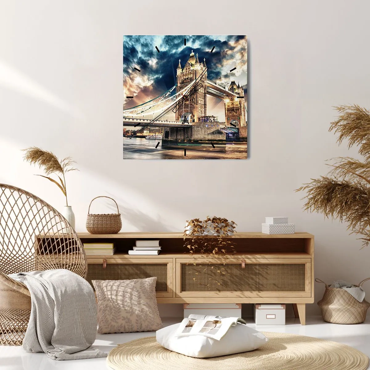 Wandklok - Klok - Victoriaans rijksmonument - 40x40 cm