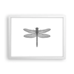 Poster in een witte lijst - Precisie van de natuur - 40x30 cm
