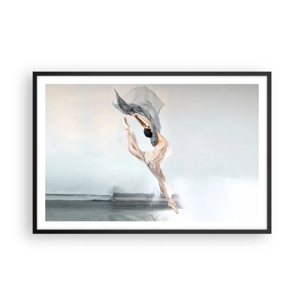 Poster in een zwarte lijst - In dans vervoering - 91x61 cm