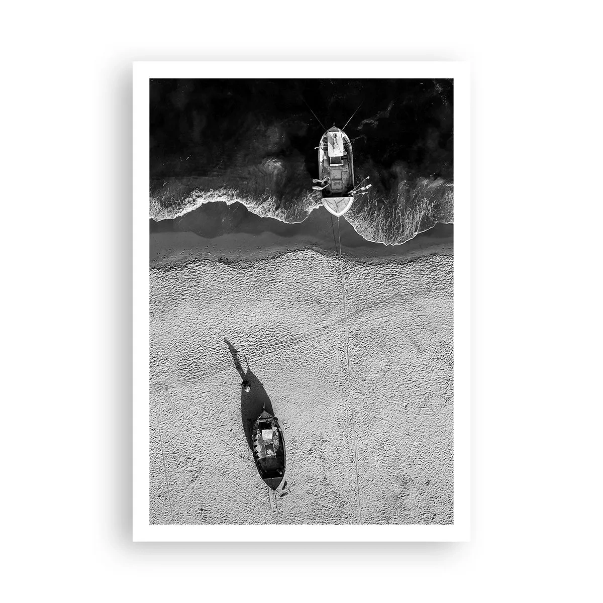 Poster - Nog steeds aan de oever… - 70x100 cm
