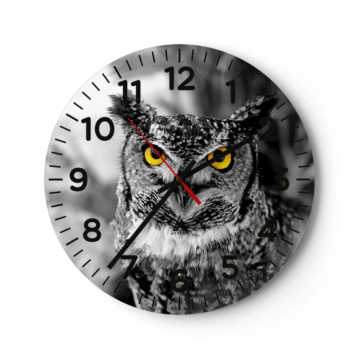 Wandklok - Klok - Niets zal zich verbergen - 40x40 cm