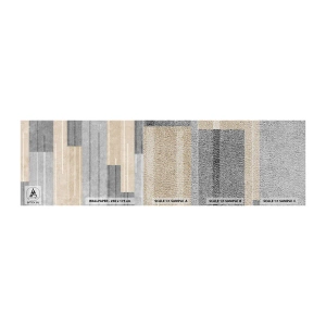 Fotobehang Monster Premium Sand - Compositie: houd verticaal - Abstractie, Lijnen, Pastel - 100x30 cm