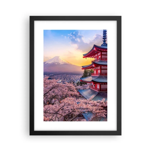 Poster in een zwarte lijst - De essentie van de Japanse geest - 30x40 cm