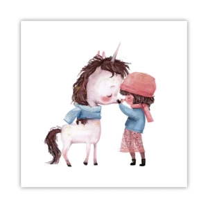 Poster - Een winterverhaal - 60x60 cm