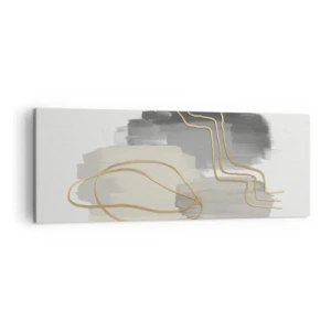 Schilderen op canvas - Duur en beweging - 140x50 cm