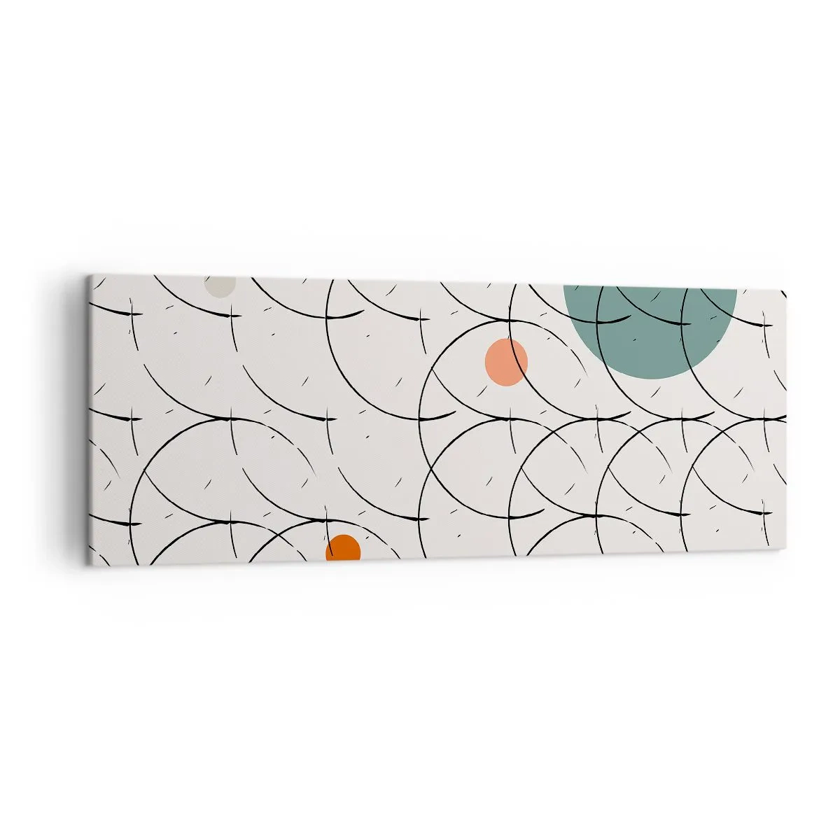 Schilderen op canvas - In de pop-art-sfeer - 140x50 cm