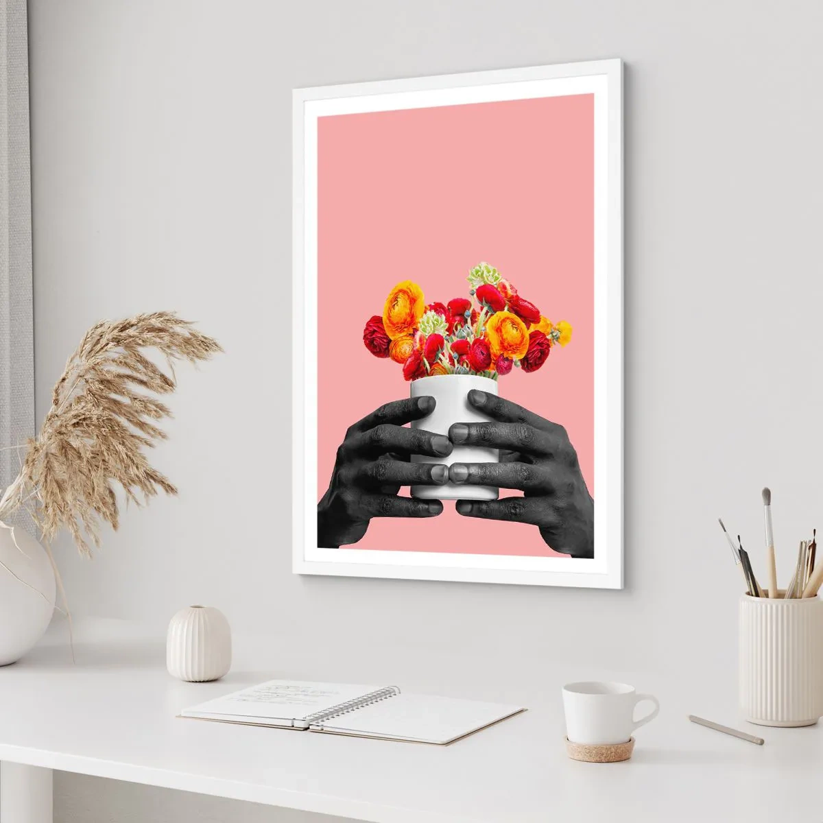 Poster in een witte lijst - De apotheose van het leven - 50x70 cm