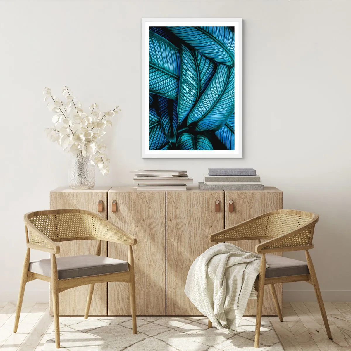 Poster in een witte lijst - Levens lijnen - 30x40 cm