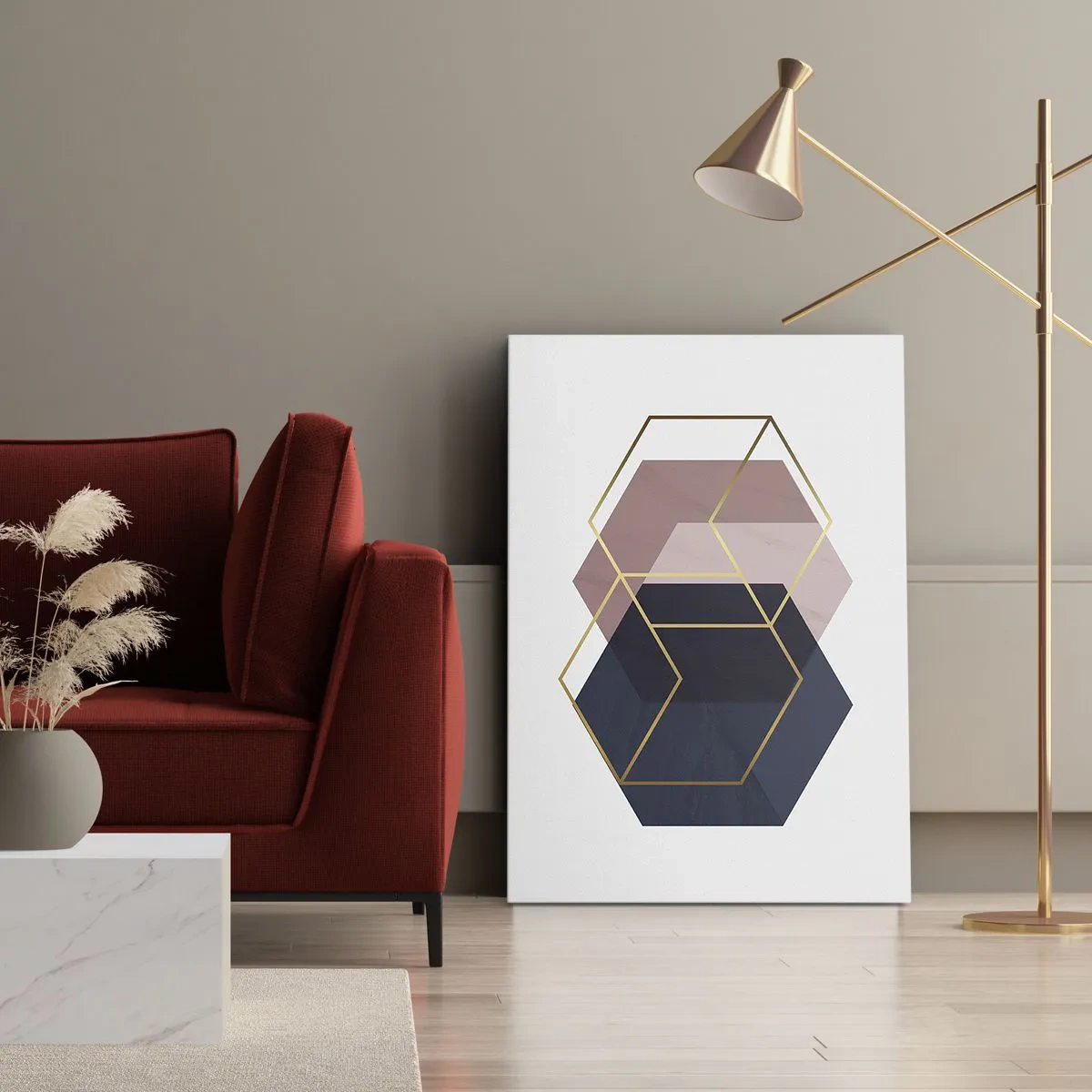 Schilderen op canvas - De kracht van eenvoud - 50x70 cm