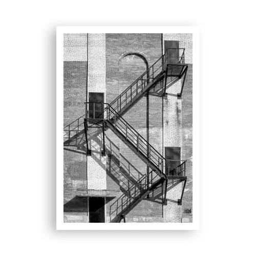 Poster - Industriële stijl - 70x100 cm