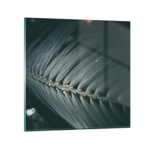 Schilderen op glas - De precisie van de natuur - 70x70 cm