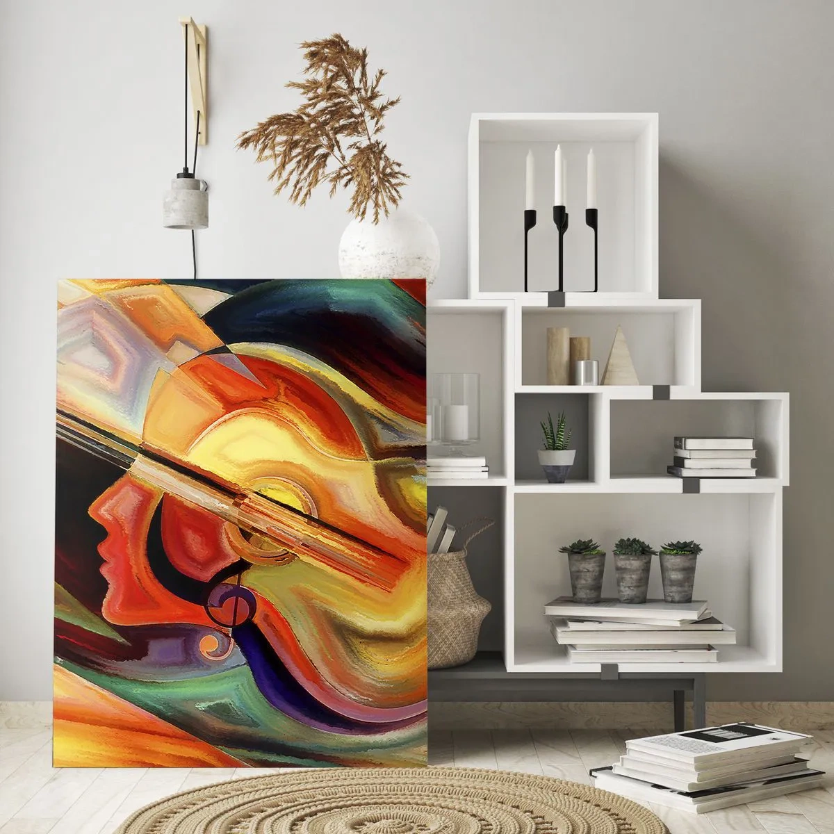 Schilderen op glas - Alles in orde - 80x120 cm