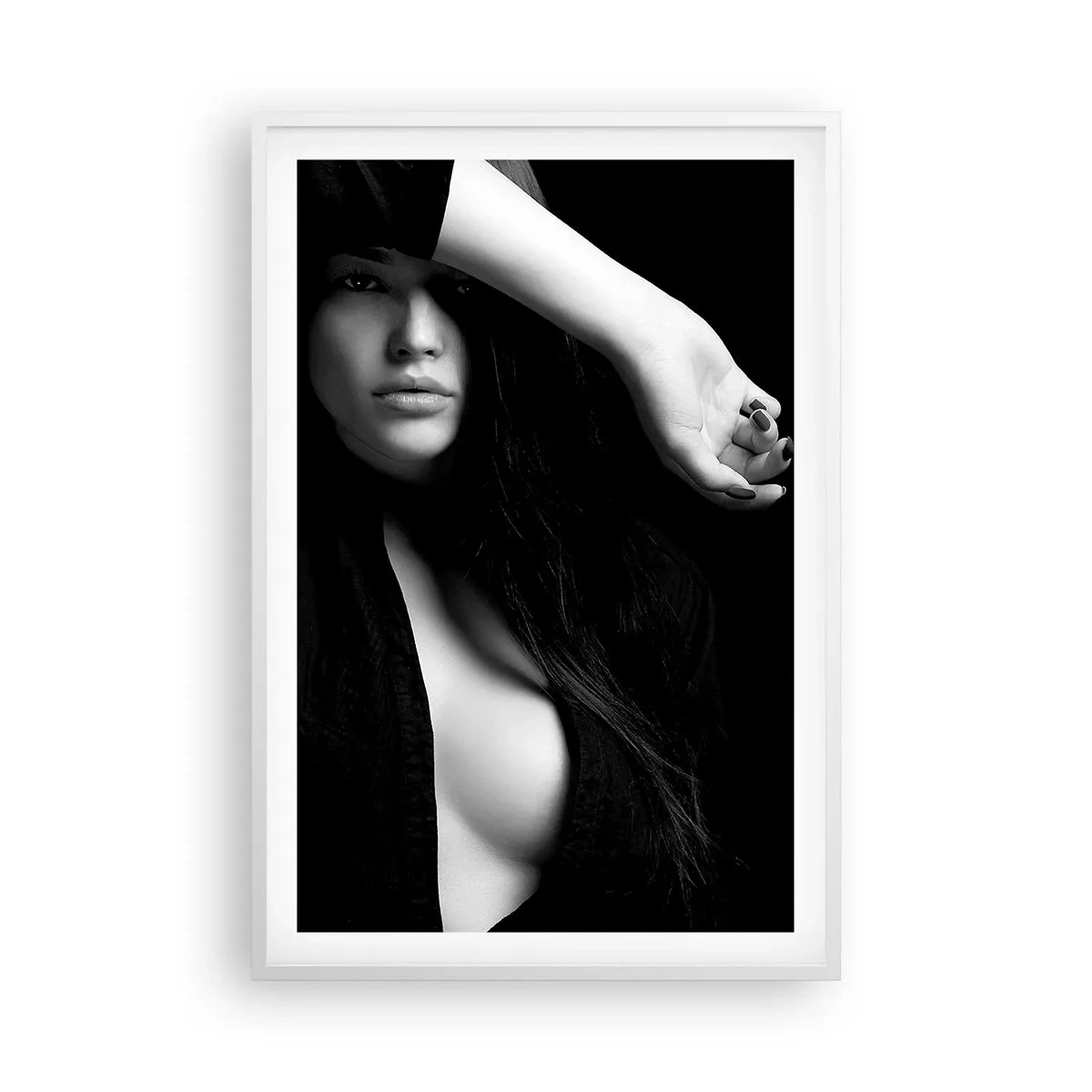 Poster in een witte lijst - Verleidingsschool - 61x91 cm