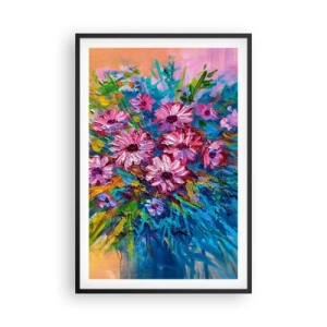 Poster in een zwarte lijst - Levensenergie - 61x91 cm