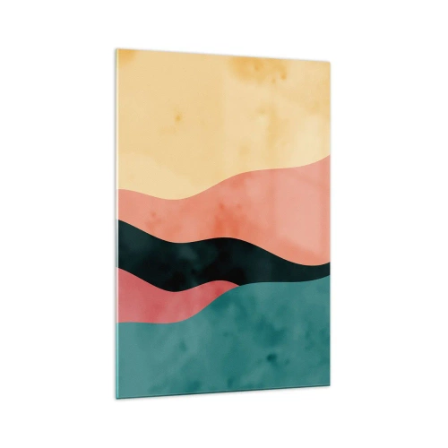 Schilderen op glas - Conforme non-conformiteit - 70x100 cm
