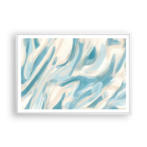 Poster in een witte lijst - Lente briesjes - 100x70 cm