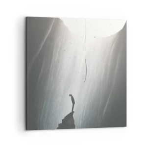 Schilderen op canvas - Er is altijd een uitweg - 60x60 cm