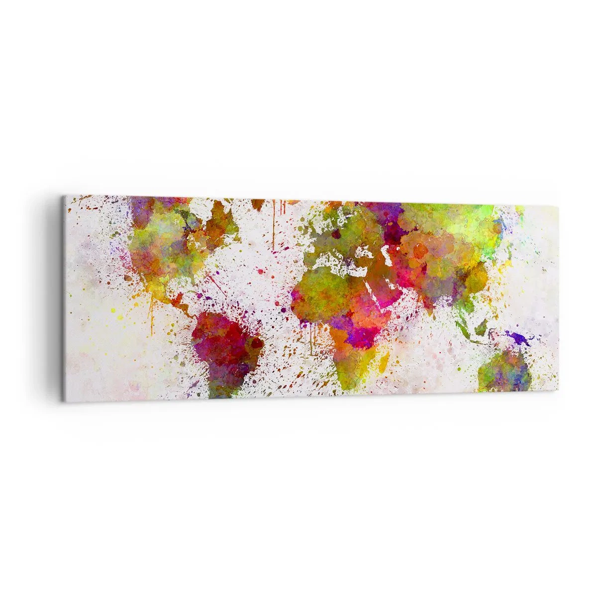 Schilderen op canvas - Op de een of andere manier is het hetzelfde geworden - 140x50 cm