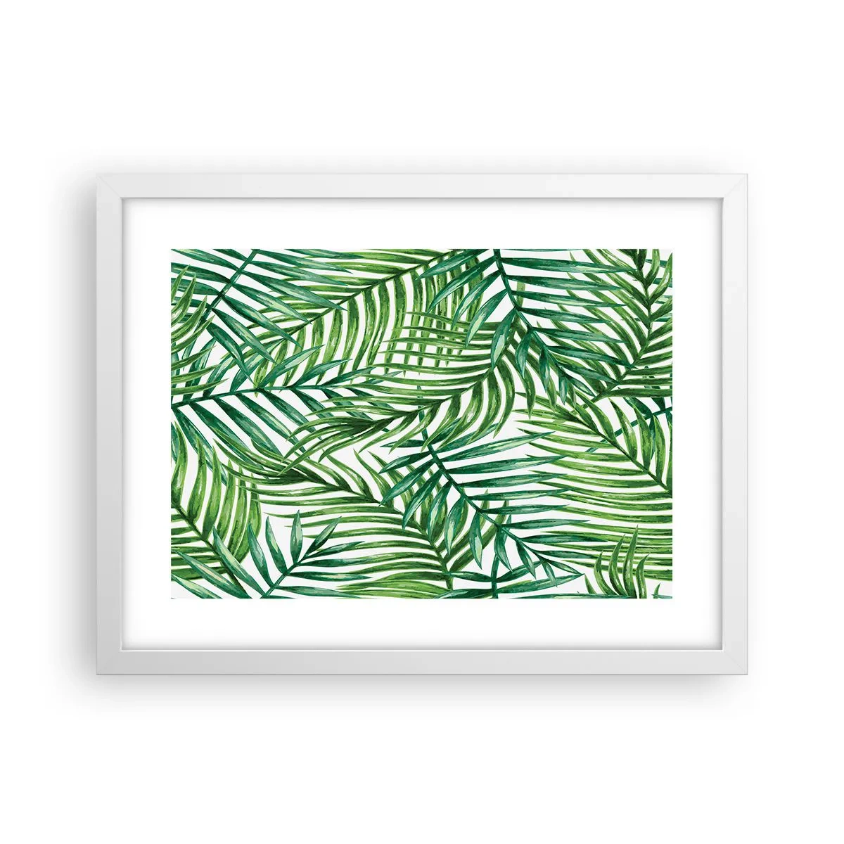 Poster in een witte lijst - Onder de groene luifel - 40x30 cm