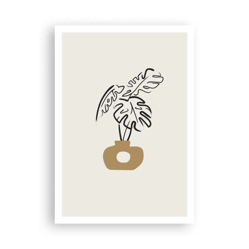 Poster - Monstera – huisdecoratie - 70x100 cm