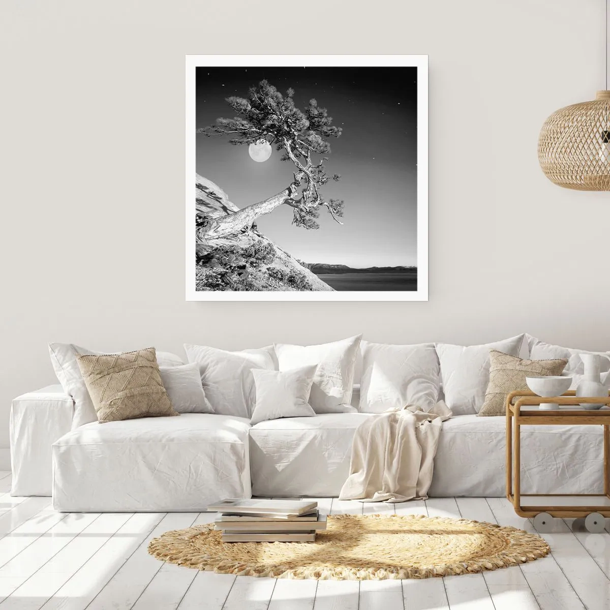 Poster - Een zegevierende jager - 50x50 cm