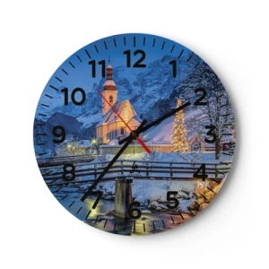 Wandklok - Klok - Kerstgeest - 40x40 cm