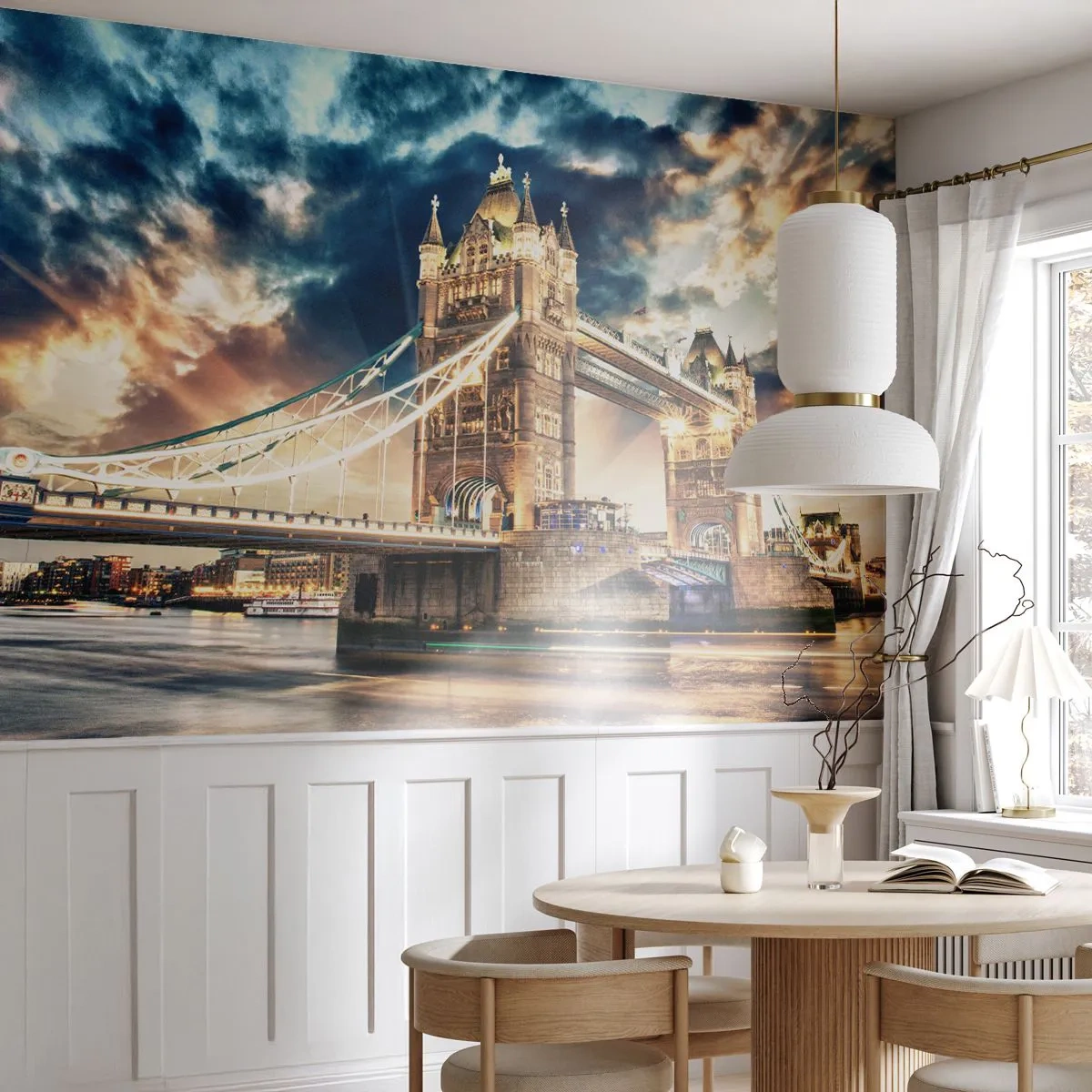 Zelfklevend Fotobehang Deluxe Sticker - Victoriaans rijksmonument - Stad, Londen, Architectuur - 250x175 cm