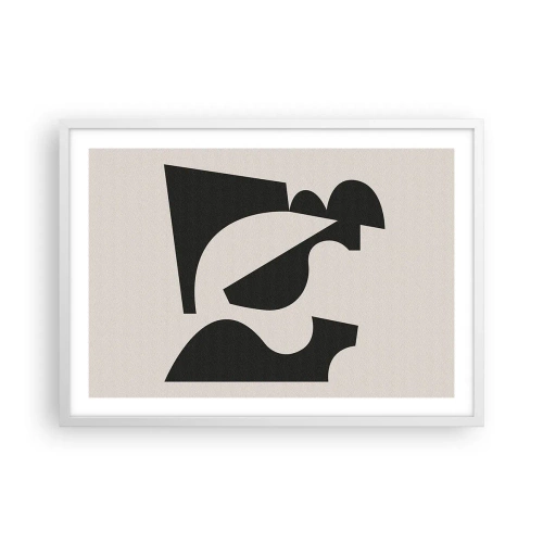 Poster in een witte lijst - Voor zelfassemblage - 70x50 cm