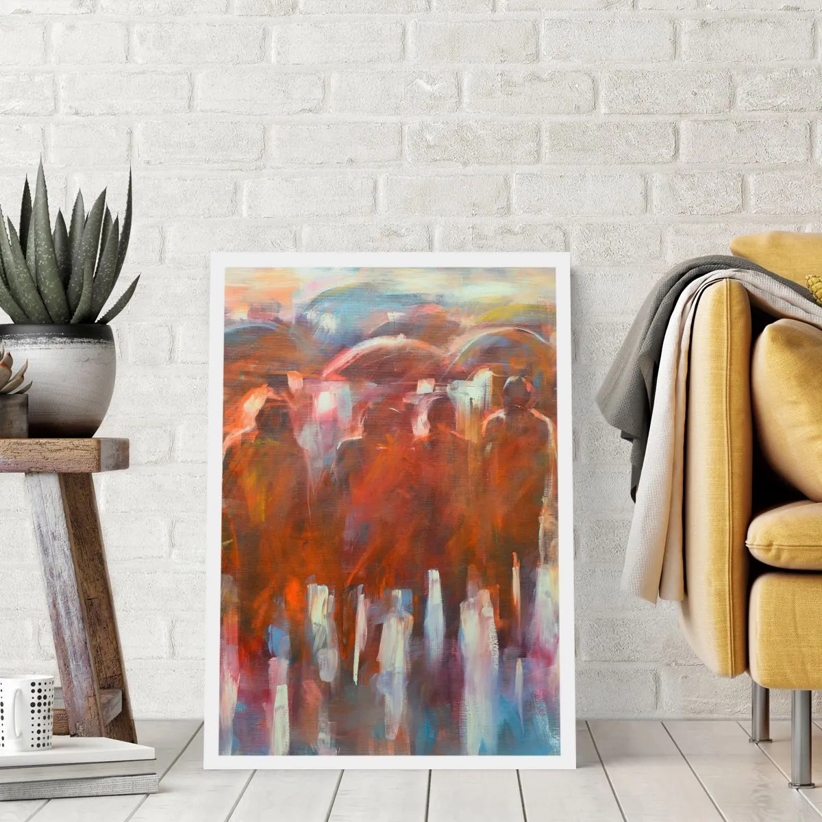 Poster - Zelfs bij regen en mist - 70x100 cm