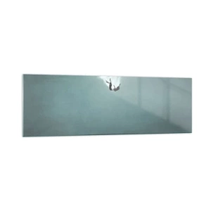 Schilderen op glas - In de armen van de oceaan - 160x50 cm