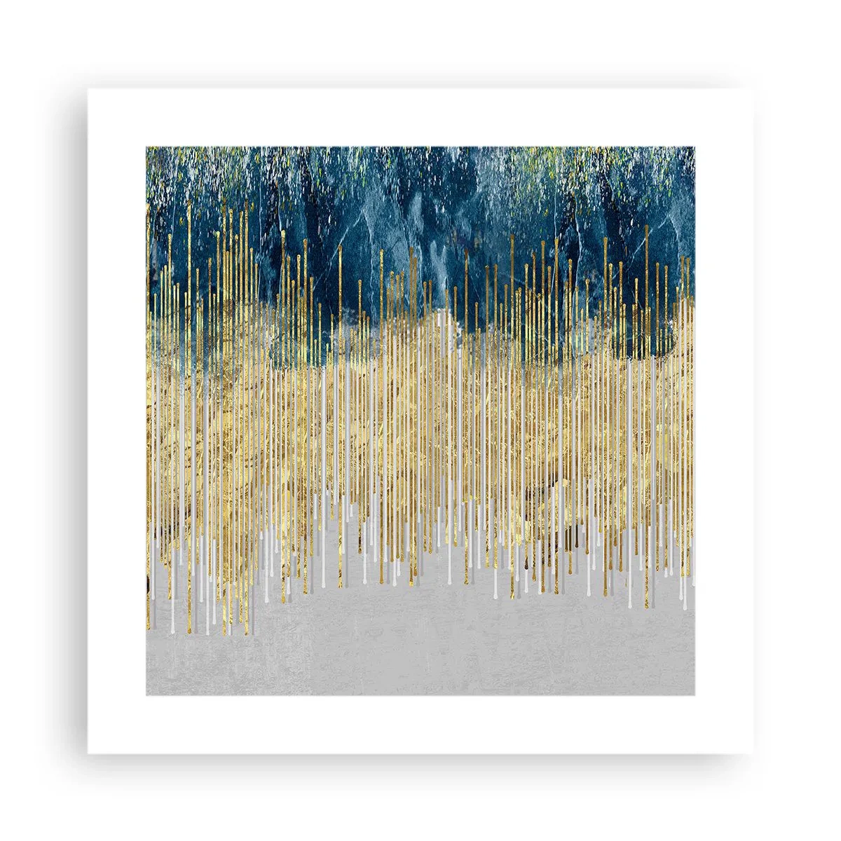 Poster - Vergulde grens - 40x40 cm
