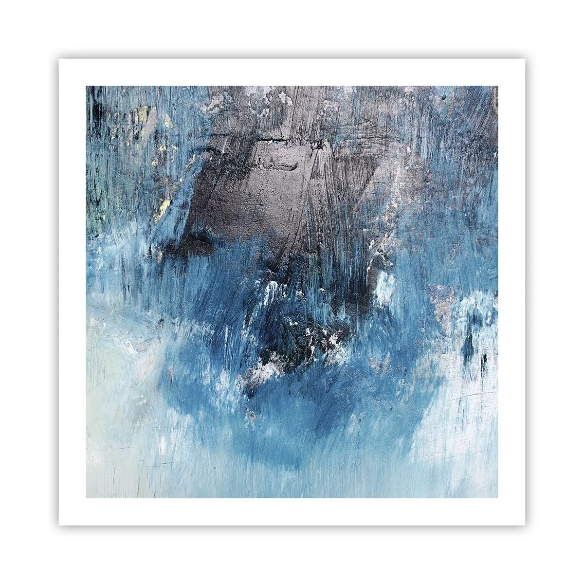 Poster - Rhapsody in Blauw - 60x60 cm