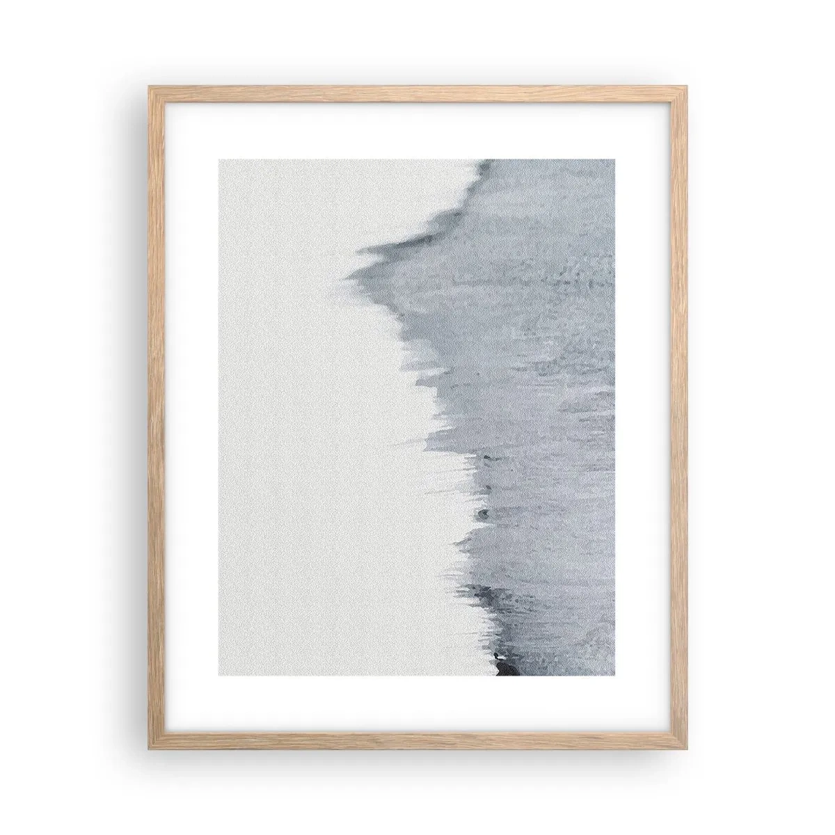 Een poster in een licht eiken lijst - Mysterieuze tekst - 40x50 cm