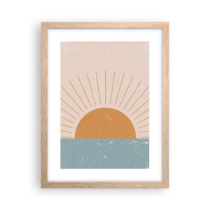 Een poster in een licht eiken lijst - Een dagelijks wonder - 30x40 cm