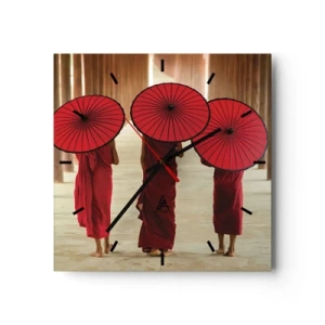 Wandklok - Klok - Op weg naar het Zuivere Land - 30x30 cm