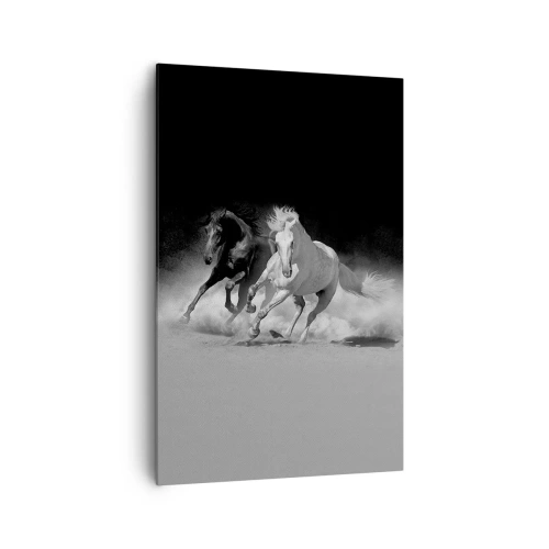 Schilderen op canvas - Vrijheidsgalop - 80x120 cm