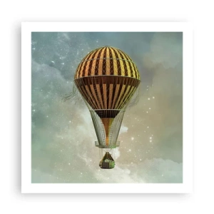 Poster - Baanbrekende vluchten - 60x60 cm