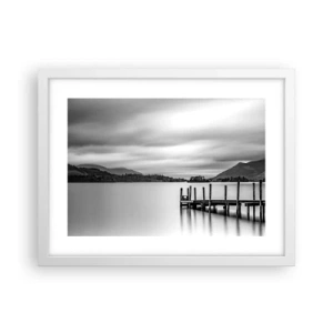 Poster in een witte lijst - Zachtheid en kracht - 40x30 cm