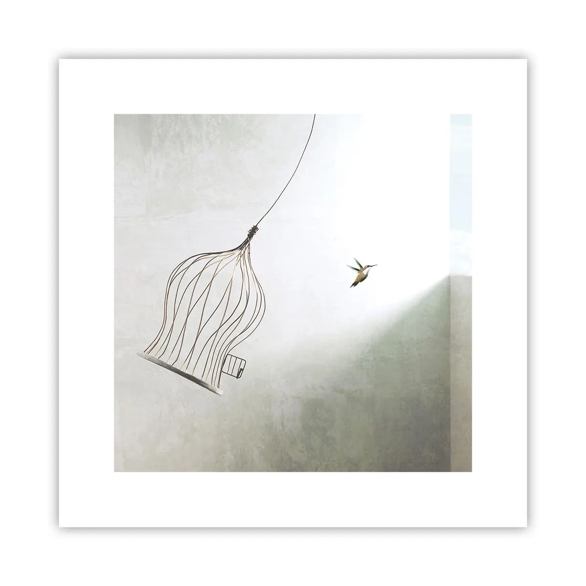 Poster - In je element - 30x30 cm