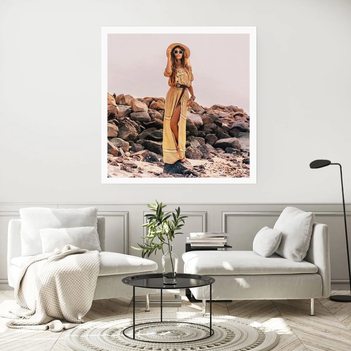 Poster - De magie van stenen - 60x60 cm