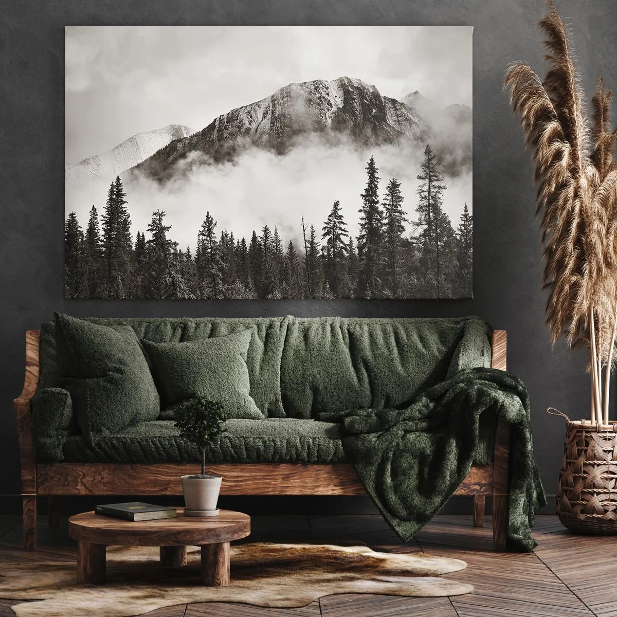 Schilderen op canvas - Granieten liniaal - 120x80 cm