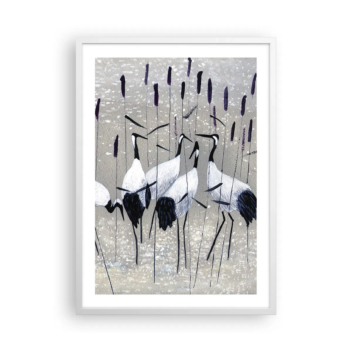 Poster in een witte lijst - Onder hun eigen - 50x70 cm