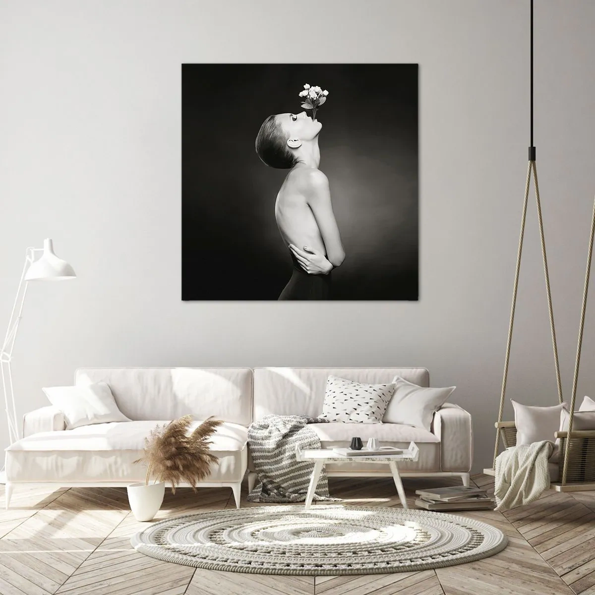 Schilderen op canvas - Excentrieke elegantie - 40x40 cm