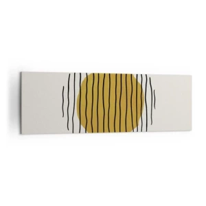 Schilderen op canvas - Abstractie trillend van warmte - 160x50 cm